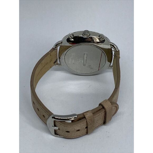 Fossil FTW1200 Women's Sand Leather Silver Analog Dial Hybrid Smartwatch XX704 - Picture 10 of 12